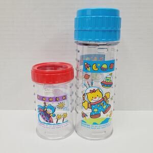 Vtg PLAYTEX Drop-In ORIGINAL NURSER Bottles Holder 8 4 oz RARE With Nipple 1998